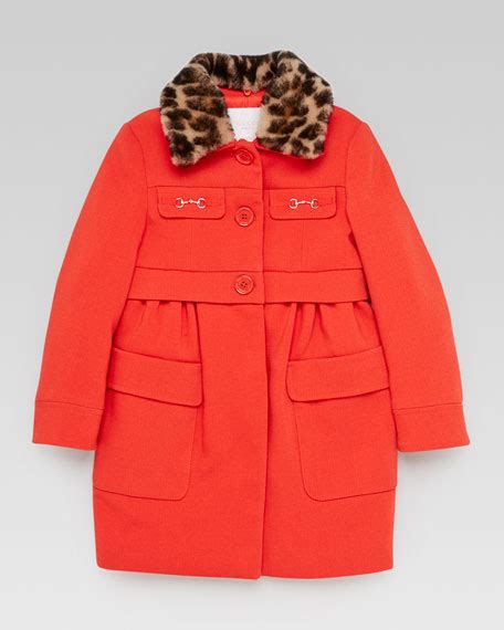 gucci turtleneck jacket orange|Gucci orange fur coat.